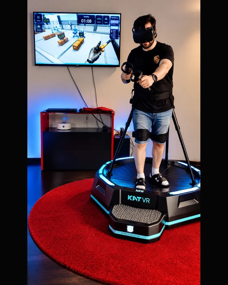 Kat Walk többirányú VR-futópad a VR LAND-ben